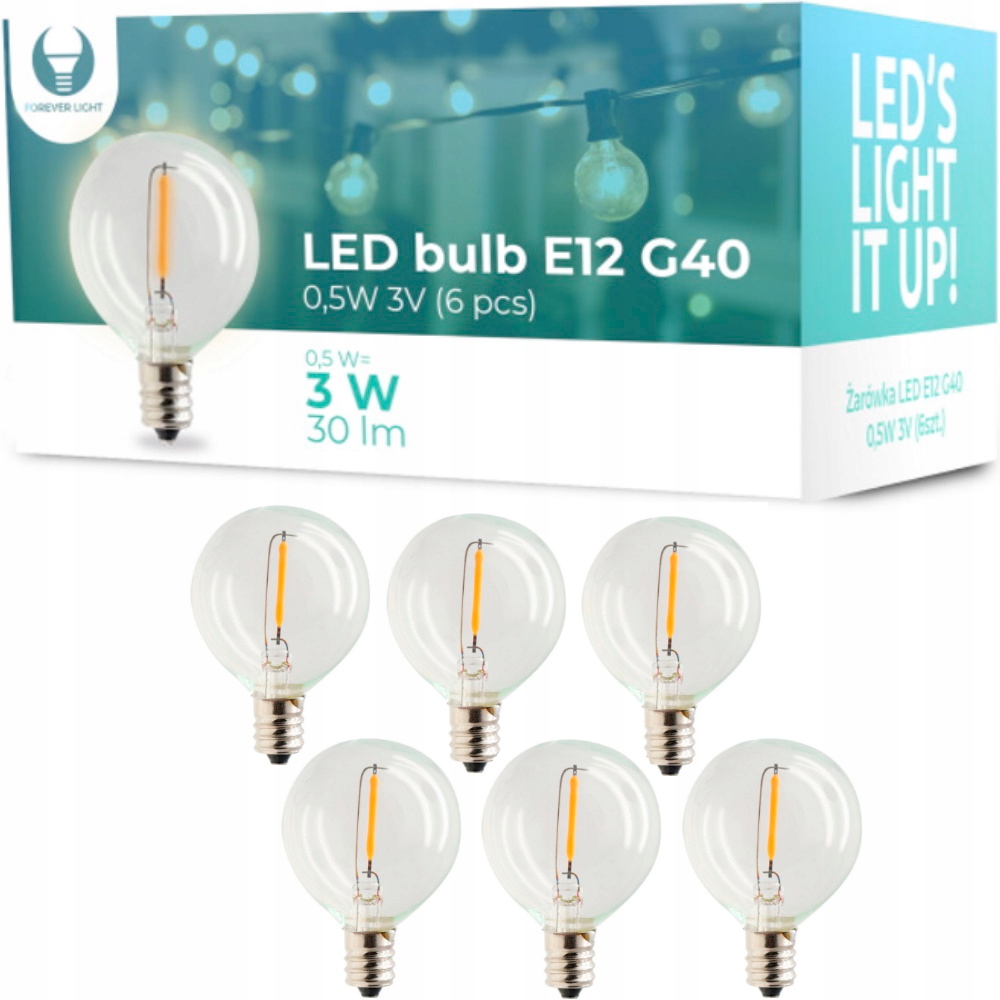 Forever Light RTV100101 LED žiarovky 6 kusov